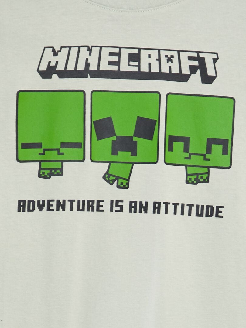 Tee shirt best sale minecraft kiabi