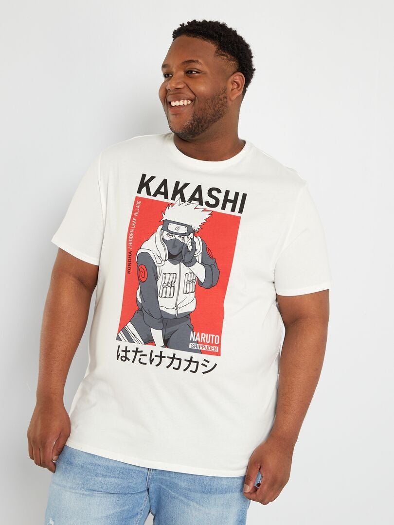 T-shirt en coton 'Naruto' blanc - Kiabi