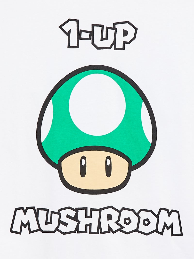 T-shirt en coton 'Nintendo' blanc - Kiabi