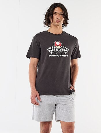 T-shirt en coton 'Nintendo' 'Mario kart' 'Toad'