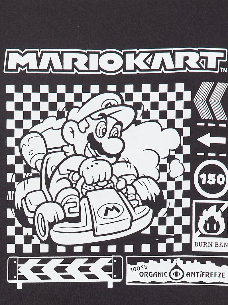 T-shirt en coton 'Nintendo' noir - Kiabi