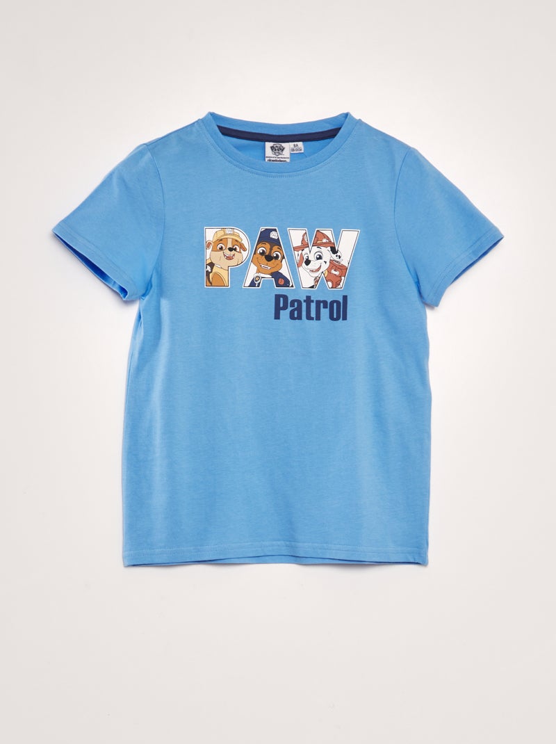 T-shirt en coton 'Pat'patrouille' Bleu - Kiabi