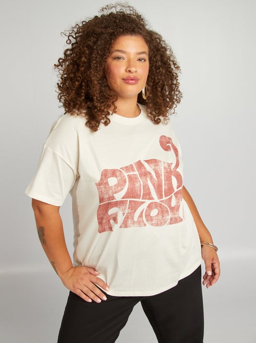 T-shirt en coton 'Pink Floyd' - Kiabi