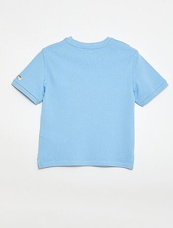 T-shirt en coton piqué à manches courtes