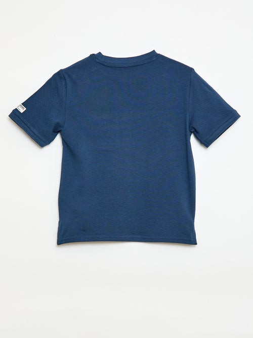 T-shirt en coton piqué à manches courtes - Kiabi