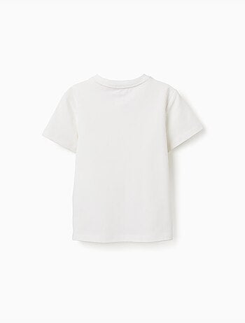 T-shirt en coton piqué avec poche