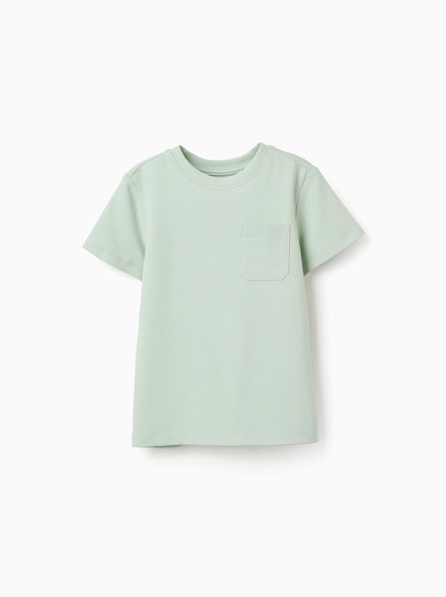 T-shirt en coton piqué avec poche - Kiabi T-shirt en coton piqué avec poche - Kiabi