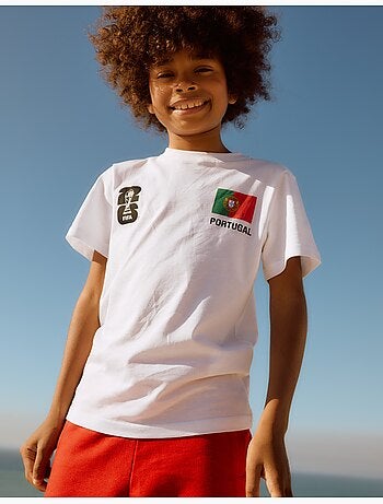 T-shirt en coton Portugal FIFA Coupe du Monde 2026
