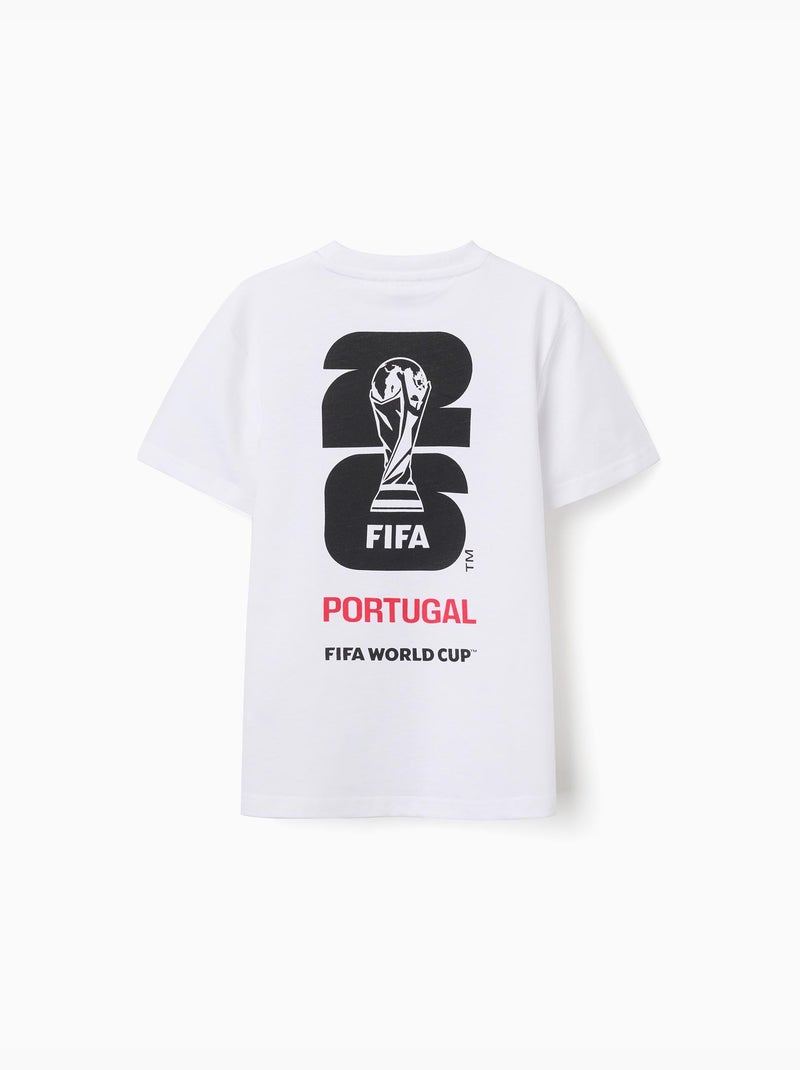 T-shirt en coton Portugal FIFA Coupe du Monde 2026 Blanc - Kiabi
