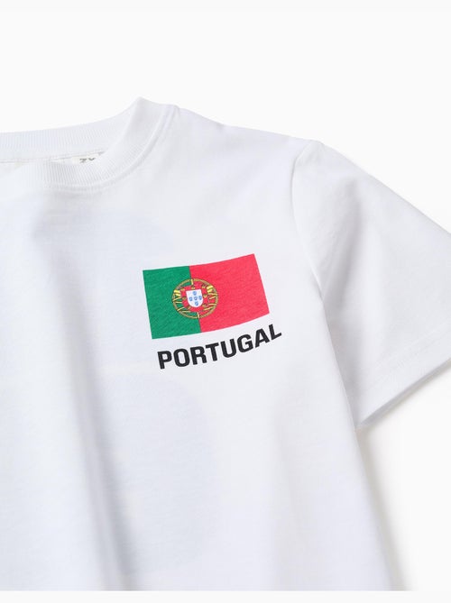 T-shirt en coton Portugal FIFA Coupe du Monde 2026 - Kiabi
