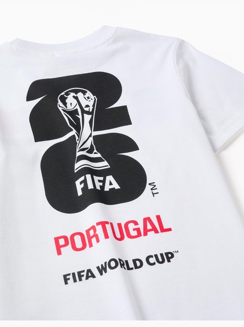 T-shirt en coton Portugal FIFA Coupe du Monde 2026 - Kiabi
