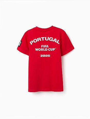 T-shirt en coton Portugal FIFA Coupe du Monde 2026