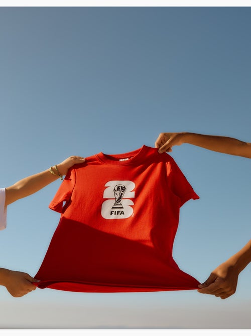 T-shirt en coton Portugal FIFA Coupe du Monde 2026 - Kiabi