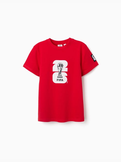 T-shirt en coton Portugal FIFA Coupe du Monde 2026 - Kiabi