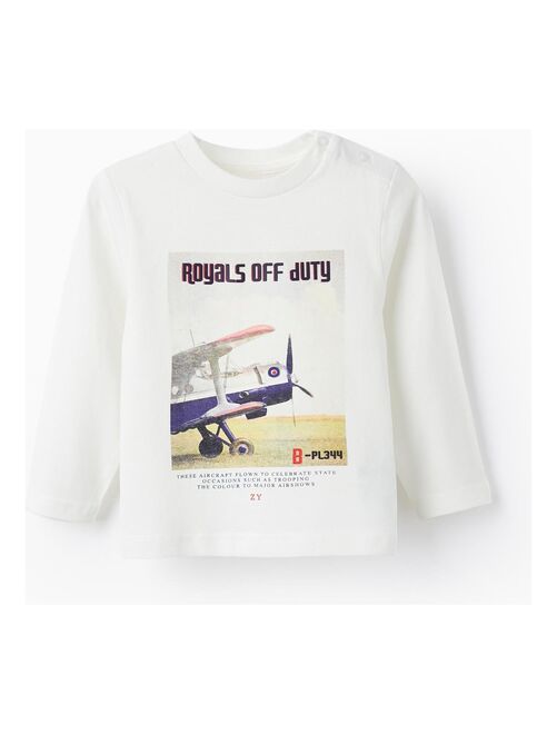 T-shirt en coton pour bébé garçon 'Royals off Duty' manches longues  ROYALS OFF DUTY - Kiabi