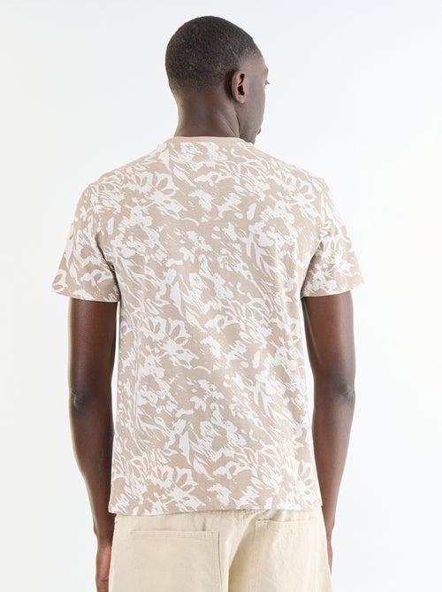 T-shirt en coton pour homme à col rond avec motif - Kiabi T-shirt en coton pour homme à col rond avec motif - Kiabi