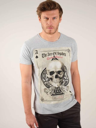 T-shirt en coton pour homme 'Deeluxe'
