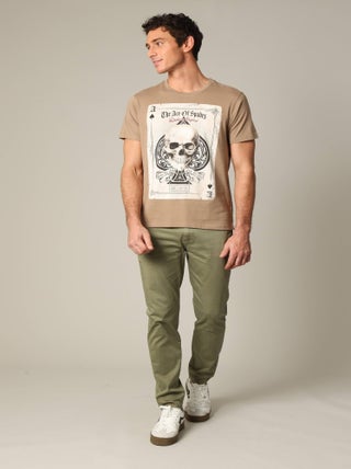T-shirt en coton pour homme 'Deeluxe'