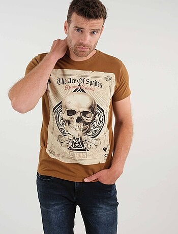 T-shirt en coton pour homme 'Deeluxe'