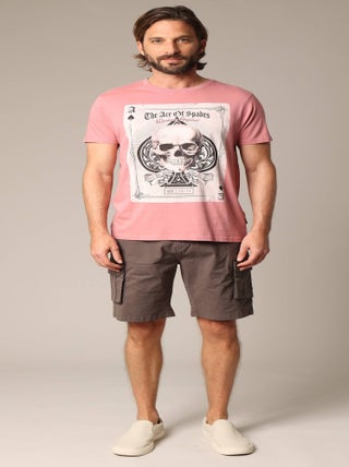 T-shirt en coton pour homme 'Deeluxe'