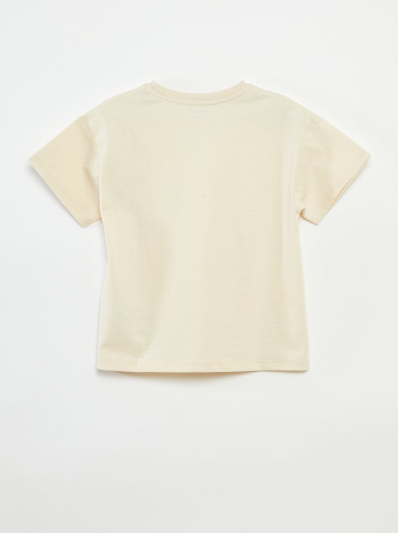 T-shirt en coton premium BEIGE - Kiabi