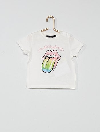 T-shirt en coton 'Rolling Stones'