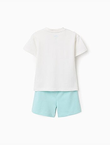 T-shirt en coton + short avec Bluey