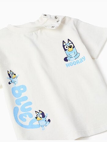 T-shirt en coton + short avec Bluey