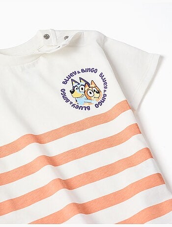 T-shirt en coton + short avec Bluey