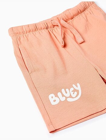 T-shirt en coton + short avec Bluey