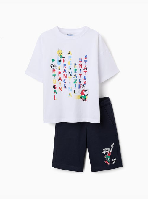 T-shirt en coton + short avec Looney Tunes - Kiabi