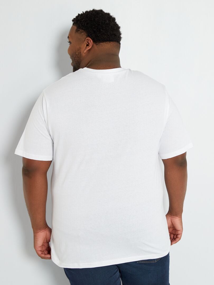 T-shirt en coton 'Super Mario' blanc - Kiabi