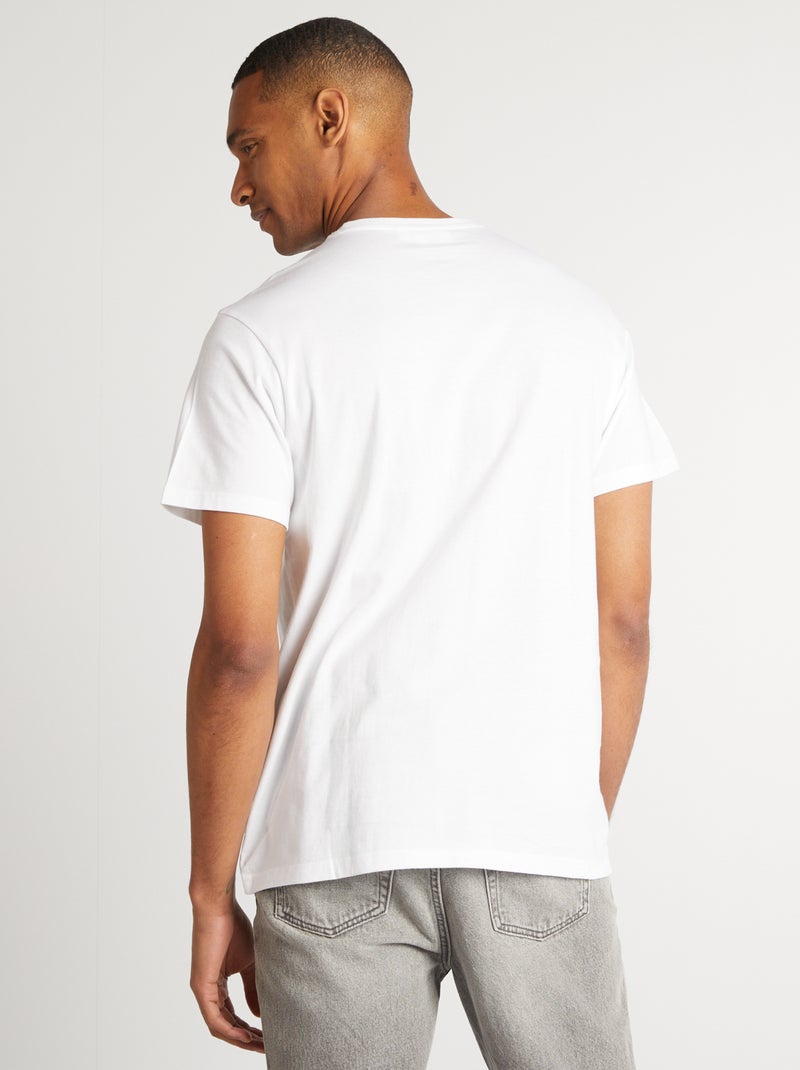 T-shirt en coton 'Super Mario' Blanc - Kiabi