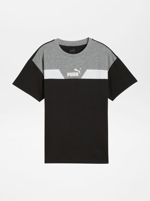 T-shirt en coton tricolore 'Puma' - Kiabi