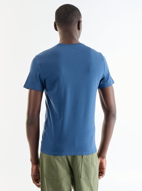 T-shirt en coton uni à col rond pour Homme - Kiabi T-shirt en coton uni à col rond pour Homme - Kiabi