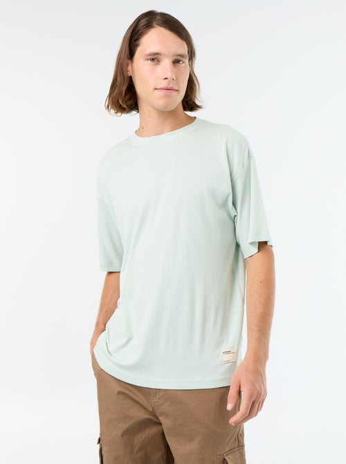 T-shirt en coton uni à col rond pour homme - Kiabi T-shirt en coton uni à col rond pour homme - Kiabi