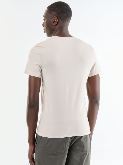 T-shirt en coton uni à col rond pour homme - Kiabi T-shirt en coton uni à col rond pour homme - Kiabi