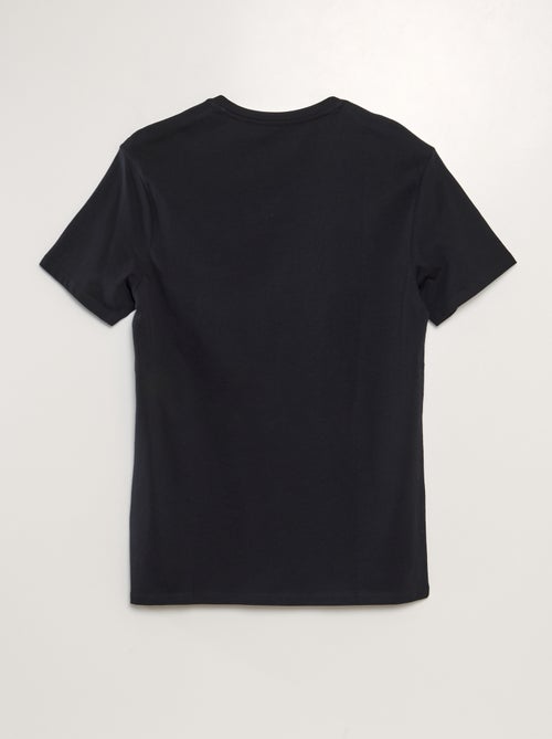 T-shirt en coton uni à col V pour homme - Kiabi T-shirt en coton uni à col V pour homme - Kiabi