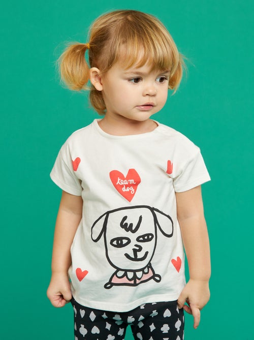 T-shirt en coton X Little Bad Wolf - Kiabi