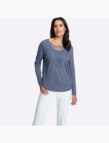 T-shirt En Dentelle 50% Modal - Taille Standard - Witt