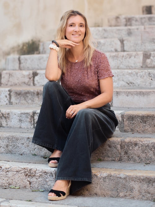 T-shirt en dentelle à manches courtes - Kiabi