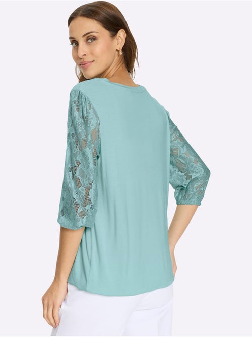 T-shirt En Dentelle Affinant - Taille Standard - Witt - Kiabi T-shirt En Dentelle Affinant - Taille Standard - Witt - Kiabi