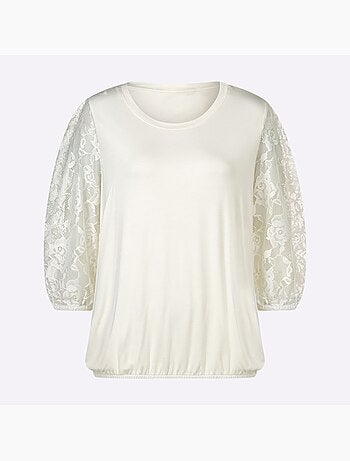 T-shirt En Dentelle Avec Viscose (ecovero) - Taille Standard - Witt