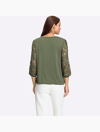 T-shirt En Dentelle Avec Viscose (ecovero) - Taille Standard - Witt