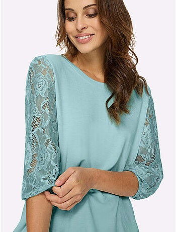 T-shirt En Dentelle Avec Viscose (ecovero) - Taille Standard - Witt