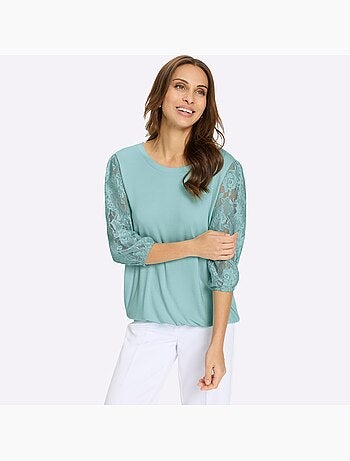 T-shirt En Dentelle Avec Viscose (ecovero) - Taille Standard - Witt