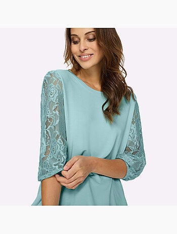 T-shirt En Dentelle Avec Viscose (ecovero) - Taille Standard - Witt