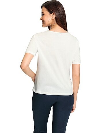 T-shirt En Dentelle Empiècement En Dentelle - Taille Standard - Witt