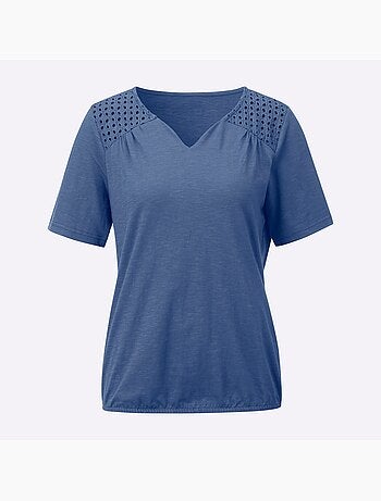 T-shirt En Dentelle Pur Coton - Taille Standard - Witt