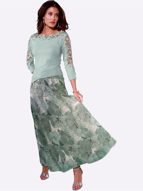 T-shirt En Dentelle Viscose - Taille Standard - helline - Kiabi